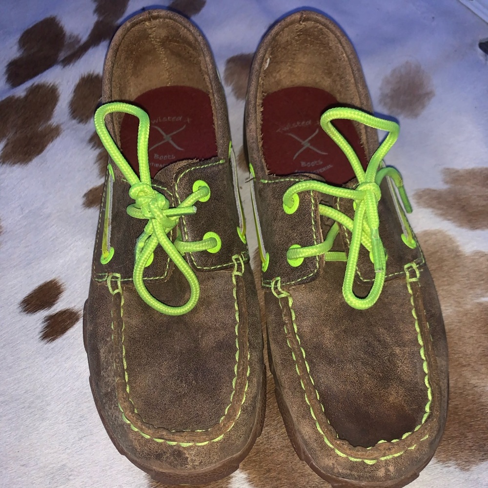 Twisted X Women’s Bomber Yellow Driving Mocs